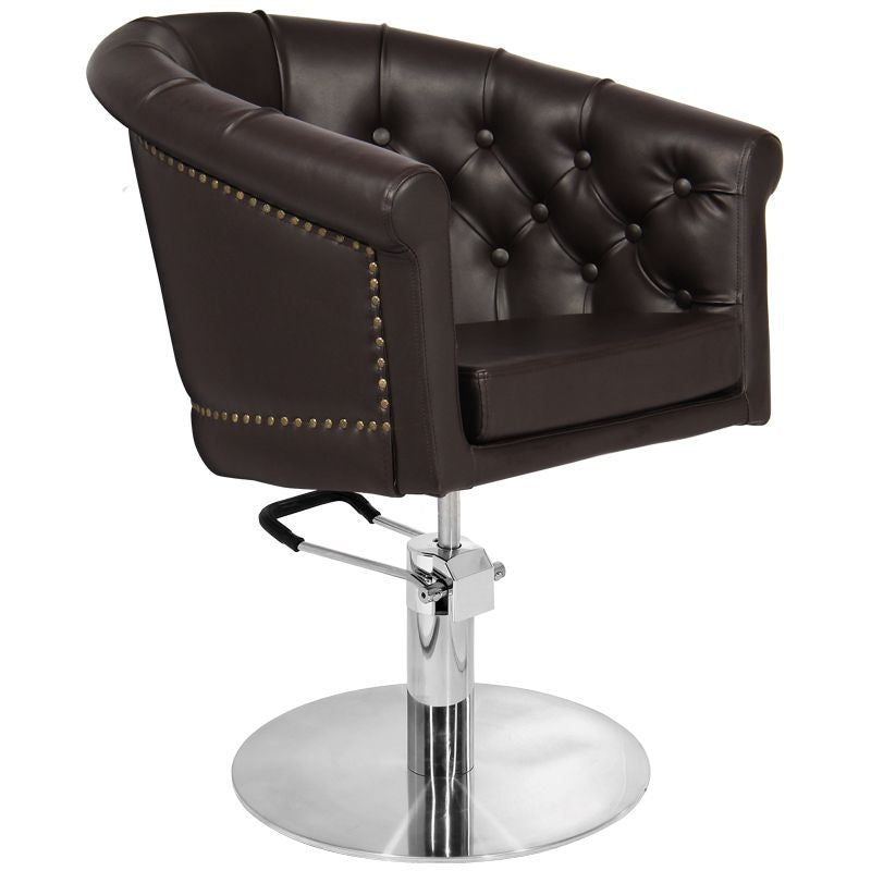 Sillón de peluquería Gabbiano London Marrón