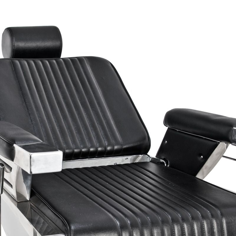 Sillón de barbero Gabbiano Royal Negro