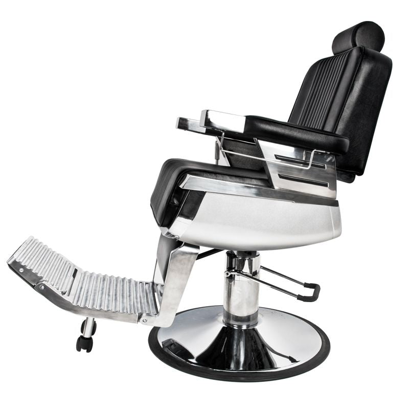 Sillón de barbero Gabbiano Royal Negro