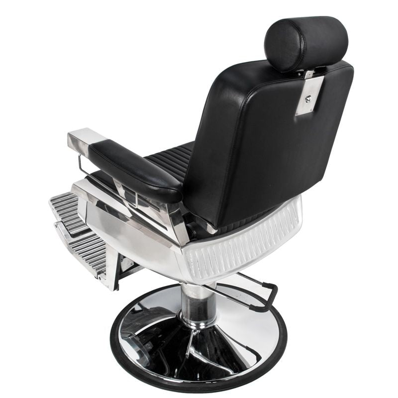Sillón de barbero Gabbiano Royal Negro