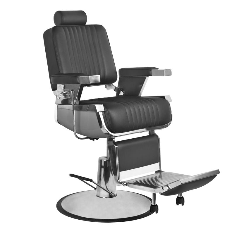 Sillón de barbero Gabbiano Royal Negro