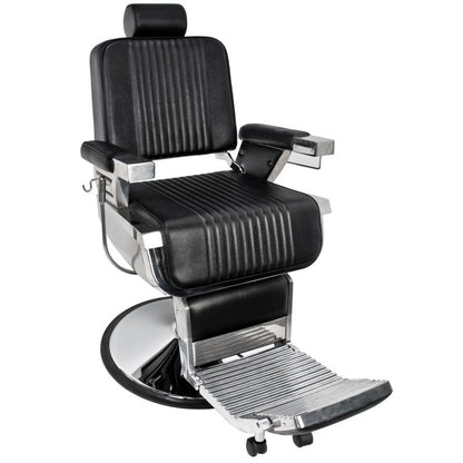 Sillón de barbero Gabbiano Royal Negro