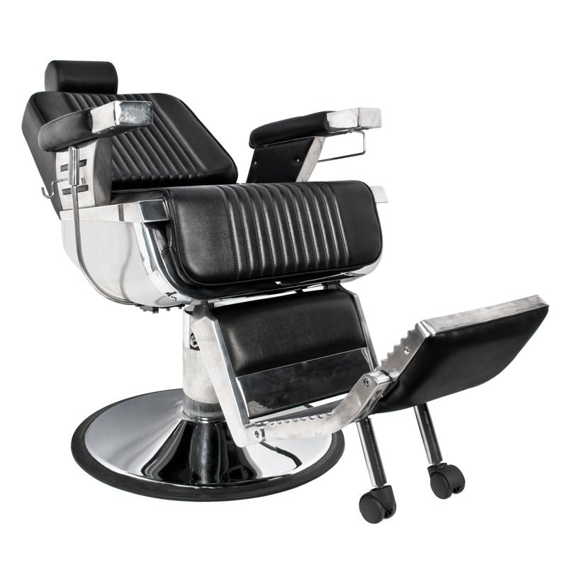 Sillón de barbero Gabbiano Royal Negro