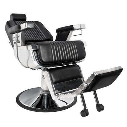Sillón de barbero Gabbiano Royal Negro