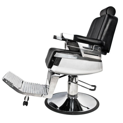 Sillón de barbero Gabbiano Royal Negro